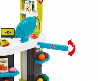 City Shop mit Einkaufswagen Türkis City Shop mit Einkaufswagen Türkis