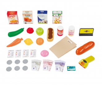 City Shop mit Einkaufswagen Türkis City Shop mit Einkaufswagen Türkis