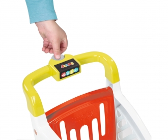 Smoby Supermarket with shopping trolley red/green