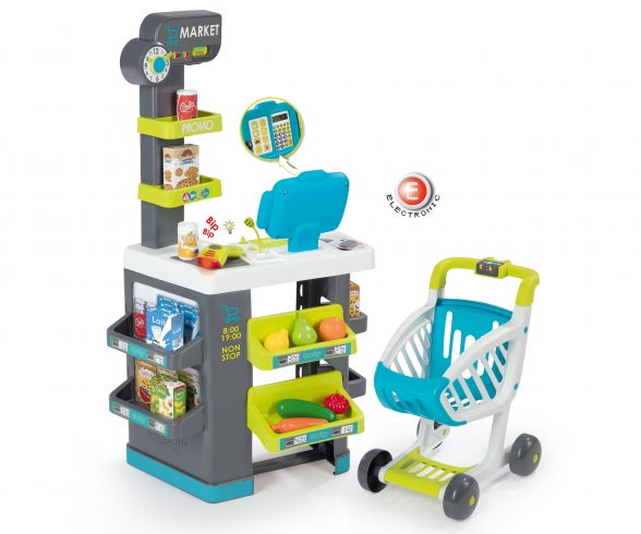 City-Markt mit Einkaufswagen City-Markt mit Einkaufswagen