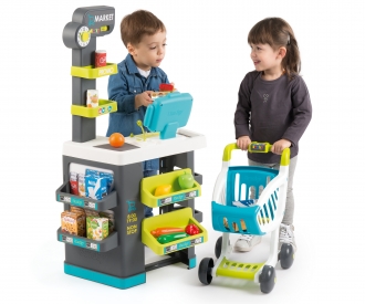 City-Markt mit Einkaufswagen City-Markt mit Einkaufswagen