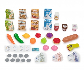 Maxi-Supermarkt mit Einkaufswagen Maxi-Supermarkt mit Einkaufswagen