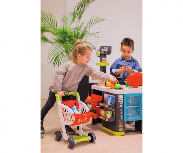 Smoby Maxi Supermarket with shopping trolley Smoby Maxi Supermarket with shopping trolley