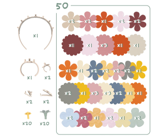 Smoby Recharge Set Bijoux Fleurs