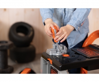 Smoby Black+Decker Werkbank 3-in-1 + Werkzeugkiste Smoby Black+Decker Werkbank 3-in-1 + Werkzeugkiste
