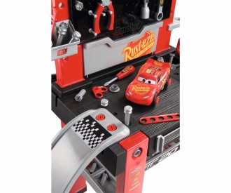 Cars Werkbank-Center mit Sprungschanze