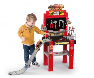 Smoby Cars XRS Werkbank-Center mit Sprungschanze