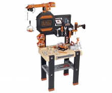 Smoby Black+Decker Werkbank mit Kran