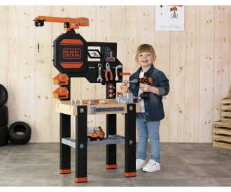 Smoby Black+Decker Werkbank mit Kran Smoby Black+Decker Werkbank mit Kran