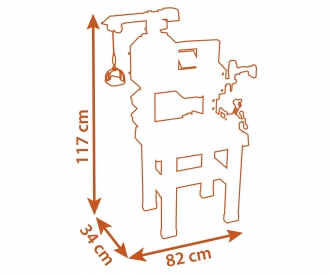 Smoby Black+Decker Werkbank mit Kran Smoby Black+Decker Werkbank mit Kran