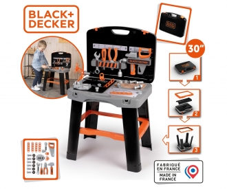 Smoby Black+Decker Werkbank im Koffer Smoby Black+Decker Werkbank im Koffer