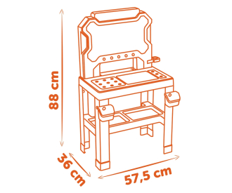 Smoby Black+Decker Werkbank Smoby Black+Decker Werkbank