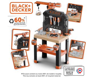 Smoby Black+Decker Werkbank mit Kran Smoby Black+Decker Werkbank mit Kran