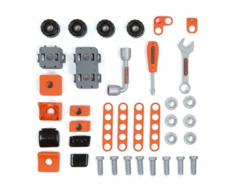 Sacoche De Bricolage Smoby Black & Decker Avec Perceuse Et 6 Accessoires