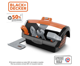 Smoby Black+Decker Tool Box + 6 Tools