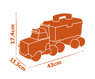 Smoby Black+Decker Truck mit Werkzeugbox Smoby Black+Decker Truck mit Werkzeugbox