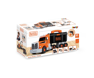 Smoby Black+Decker Truck mit Werkzeugbox Smoby Black+Decker Truck mit Werkzeugbox