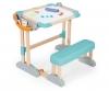 Smoby Zusammenklappbarer Holzschchreibtisch 2-in-1