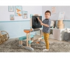 Smoby Zusammenklappbarer Holzschchreibtisch 2-in-1