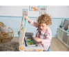 Smoby Zusammenklappbarer Holzschchreibtisch 2-in-1