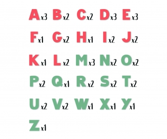 Smoby 48 Magnetbuchstaben