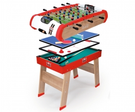 Smoby Multifunktions-Tischfußball Powerplay 4-in-1