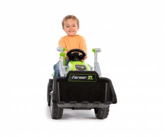 Farmer Max Green Tractor + Trailer