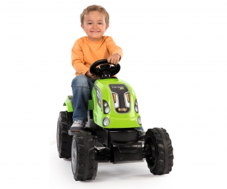 Farmer Xl Green Tractor + Trailer