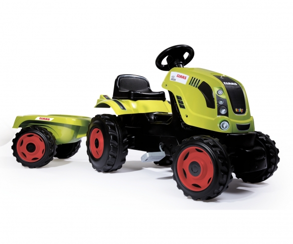 Claas Tracteur Farmer XL + Remorque