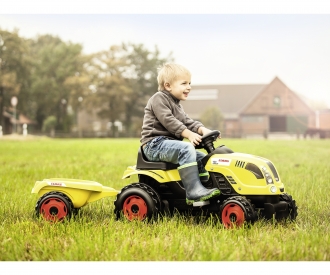 Claas Tracteur Farmer XL + Remorque