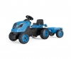 Smoby Farmer XL Blue tractor + trailer Smoby Farmer XL Blue tractor + trailer