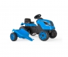 Smoby Traktor Farmer XL Blau mit Anhänger