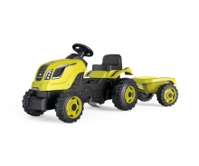 Smoby Traktor Farmer XL Grün mit Anhänger