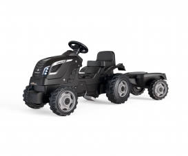 Smoby Life Tracteur Farmer XL Noir + Remorque Smoby Life Tracteur Farmer XL Noir + Remorque