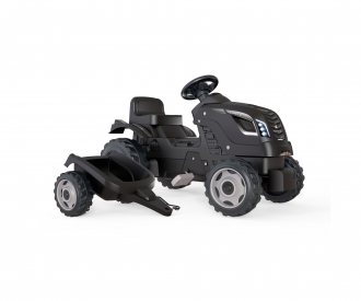 Smoby Life Traktor Farmer XL Schwarz mit Anhänger Smoby Life Traktor Farmer XL Schwarz mit Anhänger