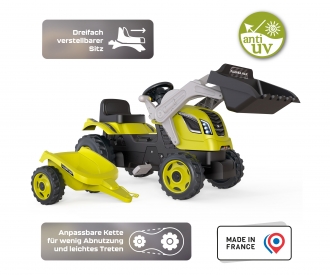 Smoby Traktor Farmer Max mit Anhänger Smoby Traktor Farmer Max mit Anhänger