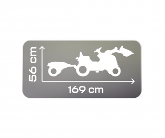 Smoby Traktor Farmer Max mit Anhänger Smoby Traktor Farmer Max mit Anhänger