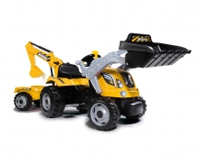 SMOBY Tractor Builder Max yellow