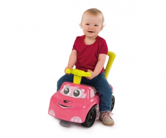 Smoby Rutschauto Rosa
