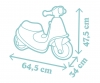 Smoby Scooter Ride On Blue Smoby Scooter Ride On Blue