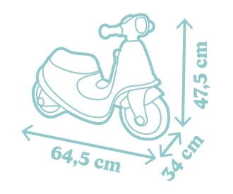 Porteur Scooter Bleu Porteur Scooter Bleu