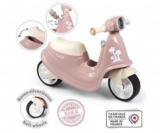 Smoby - Porteur Rookie Rose - Métal - Selle Incurvée - Roues Silencieuses - Coffre à Jouets - Premier Age - Dès 12 Mois Smoby - Porteur Rookie Rose - Métal - Selle Incurvée - Roues Silencieuses - Coffre à Jouets - Premier Age - Dès 12 Mois