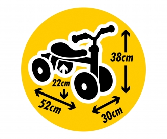 Smoby Micky Rutscherfahrzeug Rookie Smoby Micky Rutscherfahrzeug Rookie