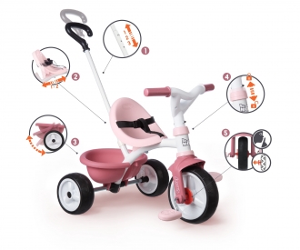 Smoby Dreirad Be Move Rosa