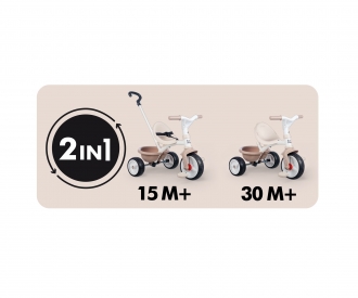 Trottinette évolutive GO UP 3 roues pour les enfants dès 15 mois Trottinette évolutive GO UP 3 roues pour les enfants dès 15 mois