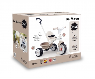 Smoby - Be Move Bej Üç Tekerlekli 15 Ay+ Çocuk Bisikleti - Çok Renkli Smoby - Be Move Bej Üç Tekerlekli 15 Ay+ Çocuk Bisikleti - Çok Renkli