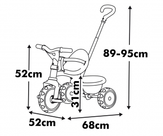 Tricycle Be Move Rose