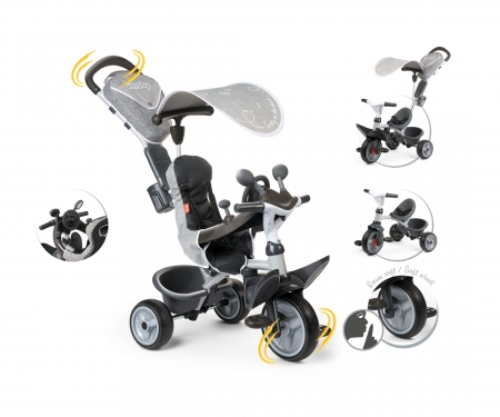 Baby Driver Comfort Tricycle Grey Baby Driver Comfort Tricycle Grey