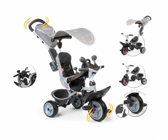 Baby Driver Comfort Tricycle Grey Baby Driver Comfort Tricycle Grey