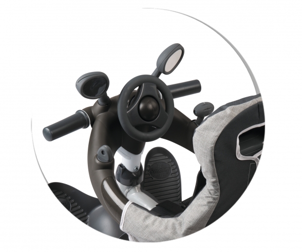 Baby Driver Comfort Tricycle Grey Baby Driver Comfort Tricycle Grey